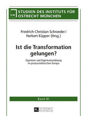 cover image of Ist die Transformation gelungen?